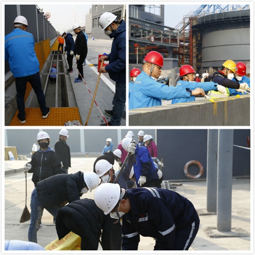 熱火朝天！集團(tuán)總部140余人到股份公司氯堿分廠開(kāi)展勞動(dòng)(圖2)