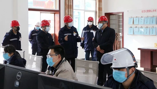 袁衛(wèi)東、王大真到股份公司檢查督導(dǎo)疫情防控及安全生產(chǎn)工作(圖2)