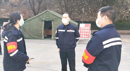 周金平先后到楚星公司、松滋肥業(yè)、實訓(xùn)基地和股份公司檢查疫情防控工作(圖4)