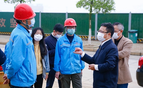 王大真到股份公司、TMP及TPO項(xiàng)目現(xiàn)場(chǎng)檢查工作(圖1)