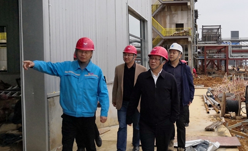 王大真到松滋肥業(yè)、楚星公司和宜化新材料現(xiàn)場辦公(圖3)