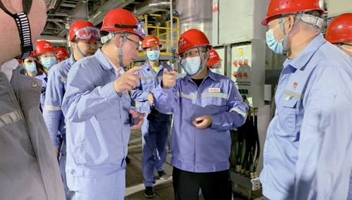 王大真一行到新疆宜化調研指導(圖3) 王大真一行到新疆宜化調研指導(圖3)