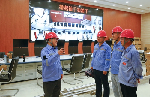 王大真在TMP項目現(xiàn)場強(qiáng)調(diào)：加緊推進(jìn)工程建設(shè) 扎實(shí)做好開車準(zhǔn)備