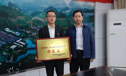 金沙酒業(yè)生產(chǎn)部黨支部獲評貴州省黨支部標(biāo)準化規(guī)范化建設(shè)示范點