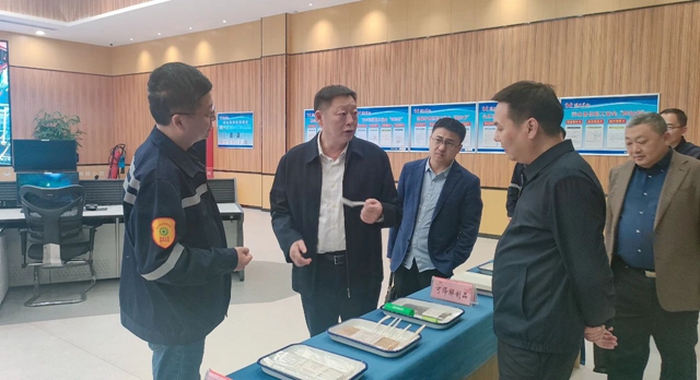 宜昌市國(guó)資委黨委書記、主任黃智華到降解新材料公司調(diào)研指導(dǎo)工作